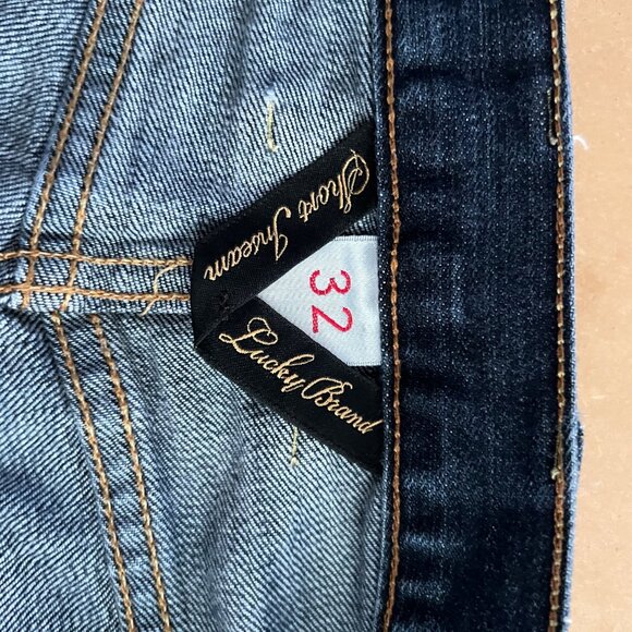 Lucky Brand 221 Original Straight Jeans Mens 32 Denim Med. Wash Classic Fit - Picture 10 of 14